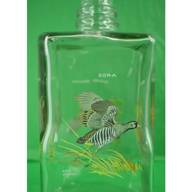 Pair X c.z. Guest Estate 'Gamebird' Decanters Hand-Painted by Ned Smith ...