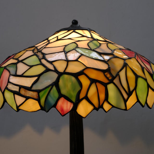 Tiffany-Style Table Lamp, Italy, 1990s For Sale - Image 12 of 18