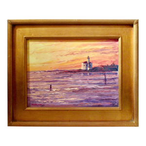 Hope Stevenson Point Cabrillo Light Station, Mendocino C. 2000 Painting