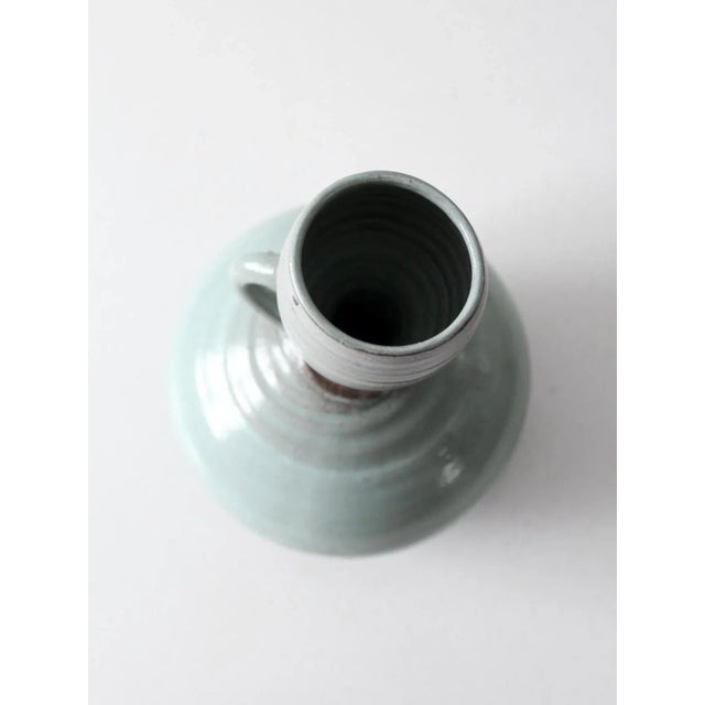 Vintage Studio Art Pottery Pitcher For Sale - Image 9 of 11