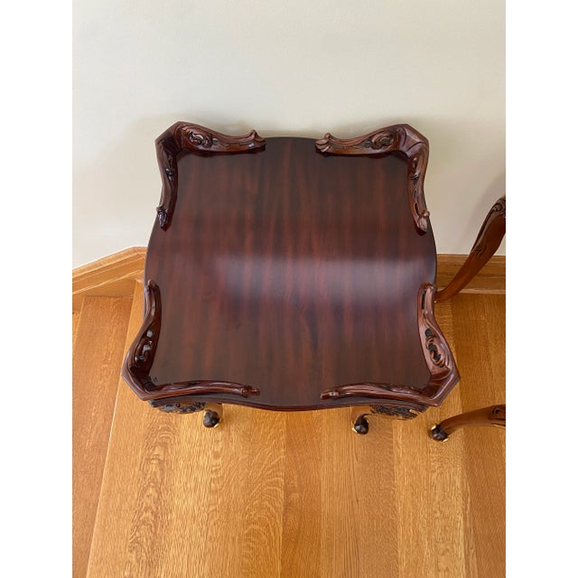 Two Mahogany Side Tables For Sale - Image 9 of 12