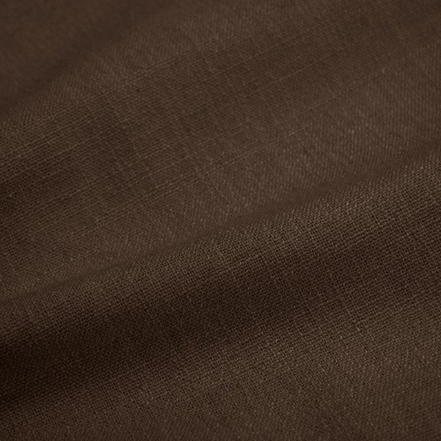 Transitional Camille Chocolate Linen Blend Platform Bed, Twin For Sale - Image 3 of 7