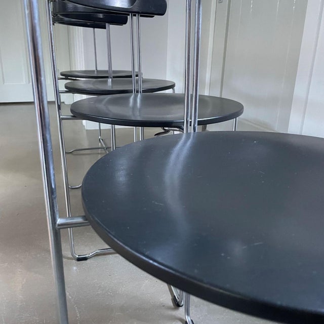 Foldable Chairs Soley by Valdimar Harðarson for Kusch & Co, 1980s, Set of 4 For Sale - Image 6 of 18