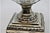 Metal Cut Glass Compote with Silver Structure and Removable Lid For Sale - Image 7 of 8