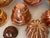8 Vintage Copper Baking Molds Kitchen Collectibles For Sale - Image 4 of 5