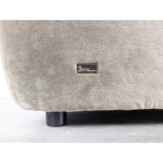 Gray Ocean 7 Corner Sofa in Velvet from Bretz For Sale - Image 8 of 11