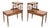 Regency Style Side Tables, 1930s, Set of 2 For Sale