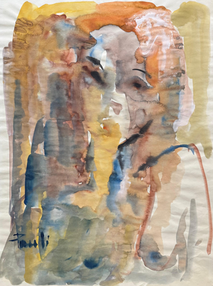 Gilbert Pauli, Innocence, Watercolor on Paper, 1997