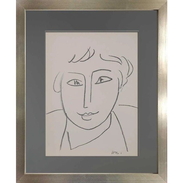 Henri Matisse Lithograph Original Signed Limited Ed. 237 W/Custom Archival Frame For Sale
