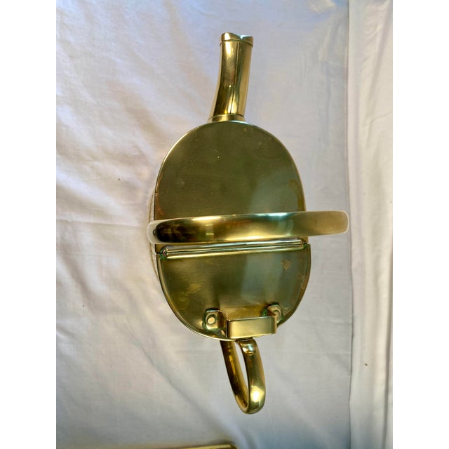 Metal Antique, English, Hot Water Can, Brass, Patterned For Sale - Image 7 of 8