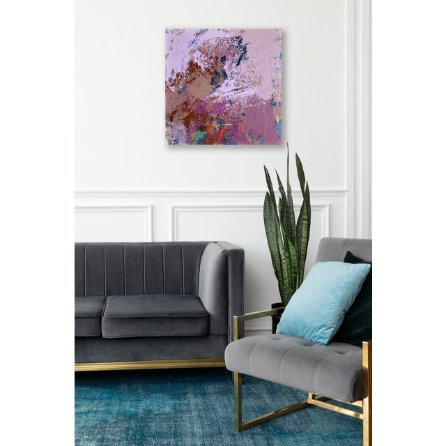 "Mountain Road Redbud" 2026 Original Painting by Jessalin Beutler For Sale - Image 4 of 5