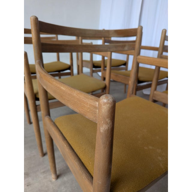 Vintage Yugoslav Dining Chair from Stol Kamnik, 1970s, Set of 8 For Sale - Image 9 of 15