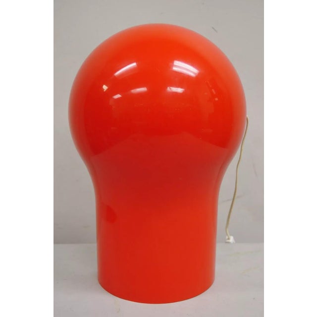 Vintage Vico Magistretti for Artemide Telegono Red & White Plastic Table Lamp For Sale In Philadelphia - Image 6 of 12