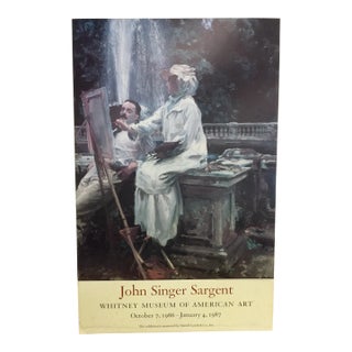 Original Poster of John Singer Sargent 1986 For Sale
