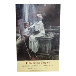 Original Poster of John Singer Sargent 1986