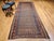 Persian Vintage Persian Kurdish Bidjar Gallery Rug, Hand-Knotted Wool, Allover Paisley Design, Camelhair & Blue, 5x12 For Sale - Image 3 of 16