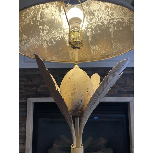 Mid-Century Modern Mid Century Modern Torchiere Floor Lamp with Original Shade For Sale - Image 3 of 11
