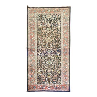 Antique Persian Sultanabad Mahal Gallery Size Carpet - 5'2" x 10'3" For Sale