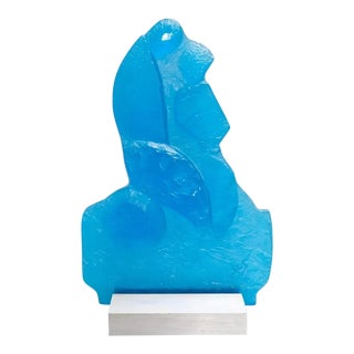 Gilberte Sée for Daum Confidences Colloque Sentimental Signed Contemporary Glass For Sale