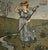 Contemporary Contemporary Antique Little Bo-Peep Reproduction Print For Sale - Image 3 of 4