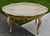 Italian Coffee Table Florentine Style Lacquered Painted Baroque Oval Tray 50s For Sale - Image 13 of 13