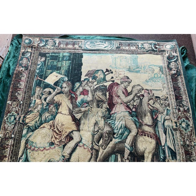 Stunning Museum Replica Tapestray made in France by hand. Excellent condition. Tapestry is 52" long x 46" wide. Circa...