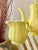 Yellow Circa 1960 Federalist Pattern No. 4236 Ironstone Lemon Yellow Coffee Service Set - Set of 3 For Sale - Image 8 of 13