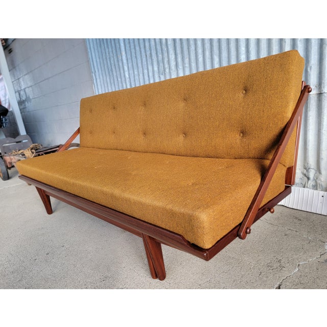 Poul Volther Poul M. Volther for Frem Røjle Danish Modern Sofa Sleeper For Sale - Image 4 of 12