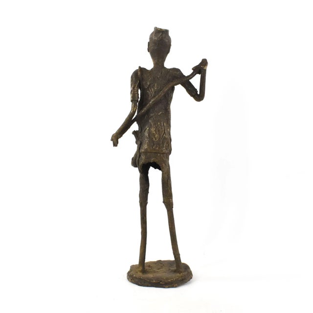 Mid 20th Century African Metal Figure For Sale - Image 4 of 9