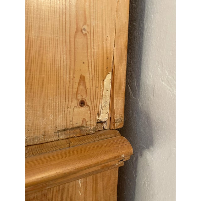 1888 Pine Highboy Secretary Bookcase With Roll Top Desk For Sale - Image 10 of 12