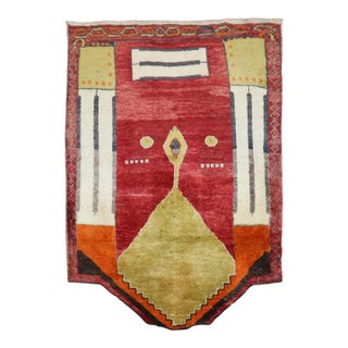 Vintage Turkish Anatolian Horseback Prayer Rug - 3' x 4' For Sale