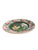 Ceramic Vintage Hand-Painted Mediterranean Style Terracotta Ceramic Wall Hanging Plate - Bird & Tulip Motif For Sale - Image 7 of 12