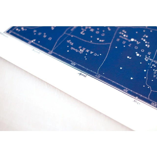 Paper Nautical Constellation Map Prints - A Pair 30" X 60" For Sale - Image 7 of 9