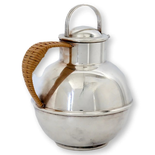 Mid-Century Modern Silver-Plated Guernsey Cream Jug For Sale - Image 3 of 5