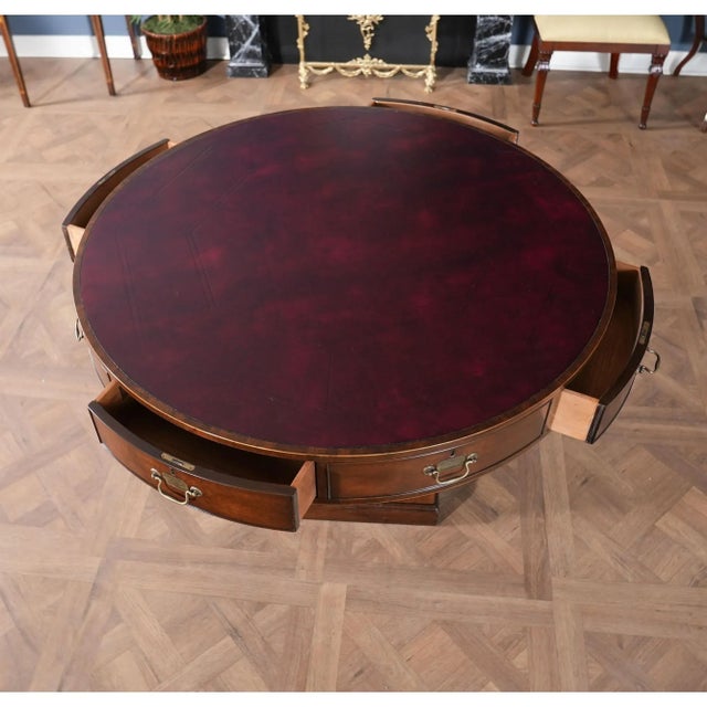 1970s Vintage Kittinger Drum Table Chairish