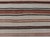 Tribal Vintage Turkish Kilim Gallery With Stripes in Cream, Brown & Soft Coral Color 5'10" X 10'11" For Sale - Image 3 of 12