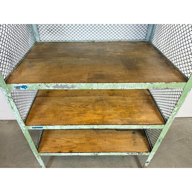 Industrial Green Shelf, 1960s For Sale - Image 10 of 18