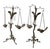 19th C. Grand Tour Candlesticks Bronze Heron Oil Lamps Made in Italy For Sale In New York - Image 6 of 18