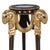 These commanding late 20th-century neoclassical style pedestal stands or occasional tables possess an extraordinary...