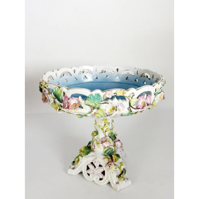 19th Century Porcelain Fruit Bowl, Germany For Sale - Image 4 of 15