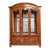 Luxury Marzorati Italian 3-Door Vitrine Cabinet With Gilt Details, Lighting & Mirrored Back For Sale