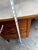 Vintage Petite Wooden Desk With Iron Legs For Sale In Atlanta - Image 6 of 11