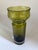 Vintage Green Glass Tulip Vase by Tamara Aladin for Riihimäen Lasi, 1960s For Sale - Image 4 of 11