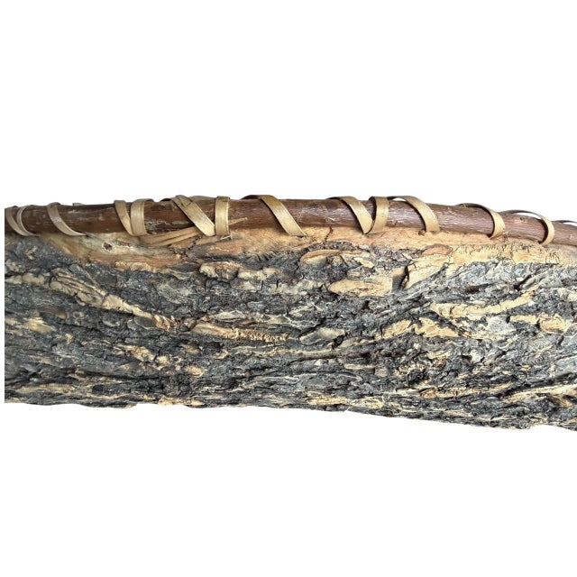 Vintage Bark Canoe Model For Sale - Image 4 of 11