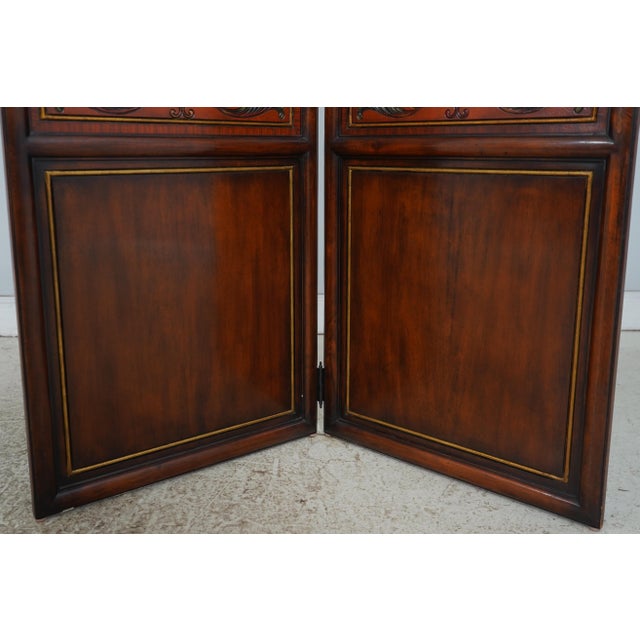 Wood Theodore Alexander Neoclassical Room Divider Screen For Sale - Image 7 of 13