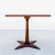 1960s Pair of Restored Mid Century Modern Solid Walnut Side Tables on Sculpted Base For Sale In Los Angeles - Image 6 of 12