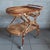 Elegant and rare vintage bar cart handcrafted in rattan and bamboo. This iconic piece with exotic charm is perfect for...