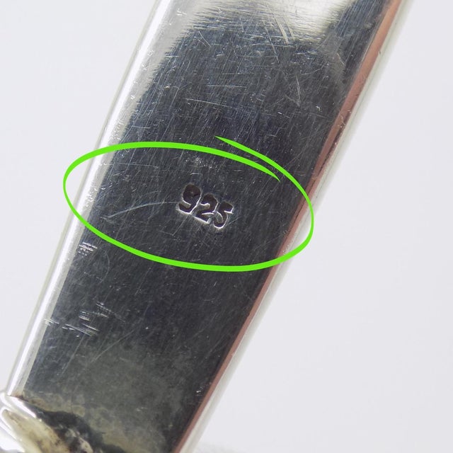 Vintage Italian Handmade Genuine Sterling Silver 925 Feeding Spoon with Little Girl, 1970s For Sale - Image 10 of 16