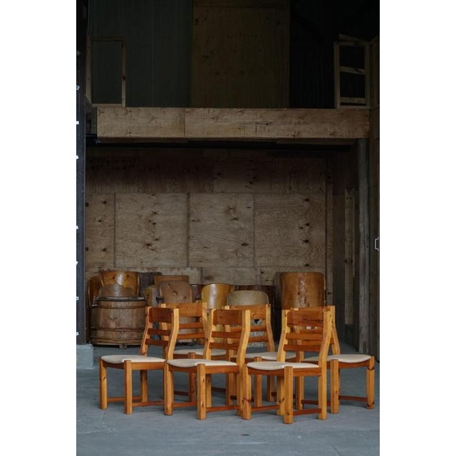 A beautiful set of six “Christian IV” dining chairs designed by Hans Jørgen Frydendal and produced by Boltinge...