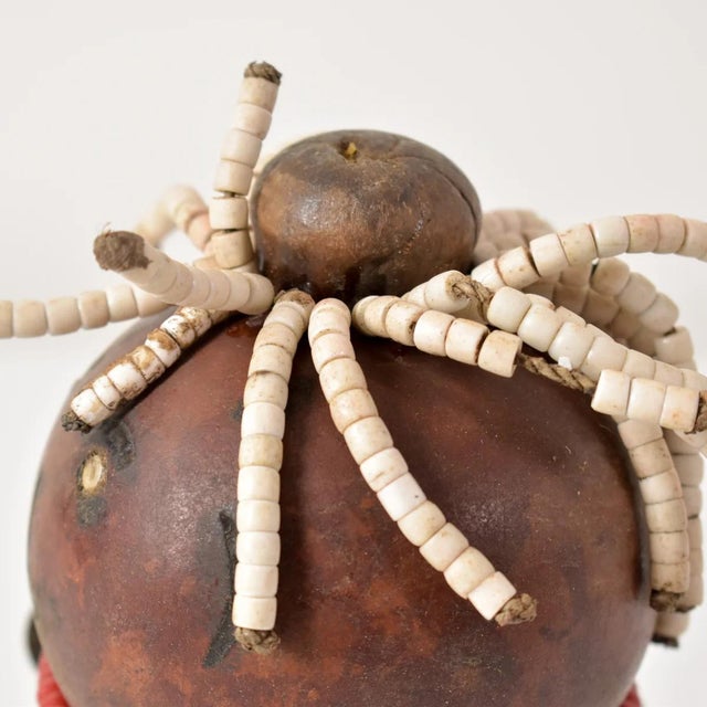 Early 20th Century Nyamwezi Beaded Fertility Doll Gourd Tanzania For Sale In Denver - Image 6 of 10